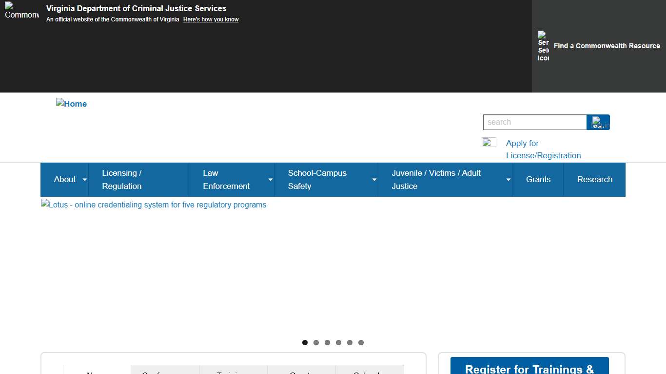 Virginia Department of Criminal Justice Services | Virginia Department of Criminal Justice Services